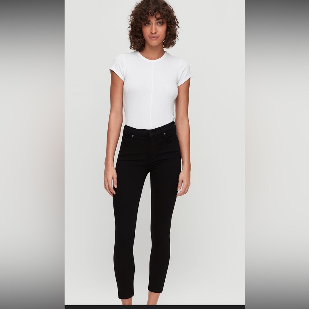 Citizens of Humanity Rocket Crop High Rise  Skinny Jeans